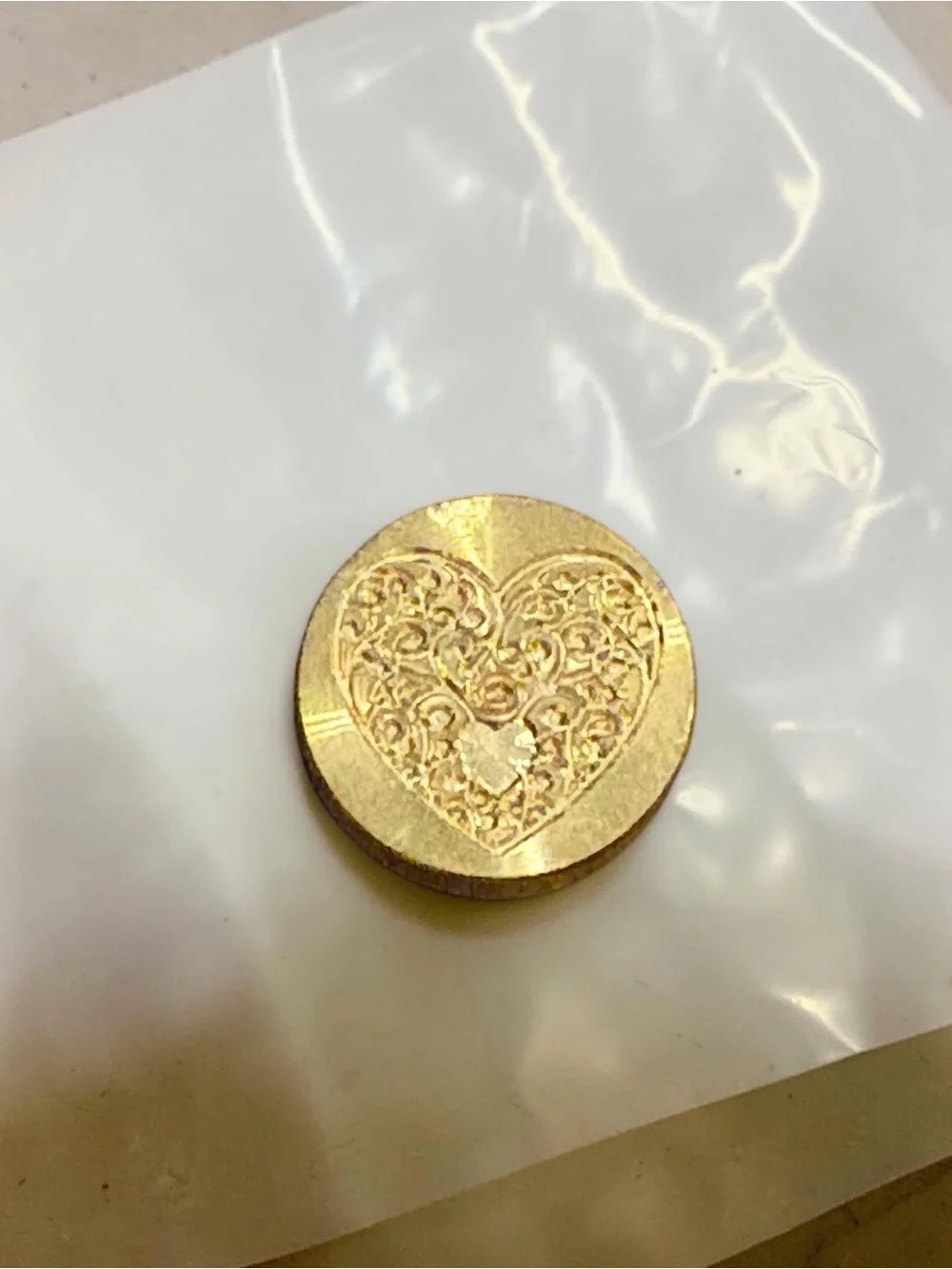 Set of 9 Wax Seal Stamps Brass Heads 3 Wood Handles Wedding Invitations
